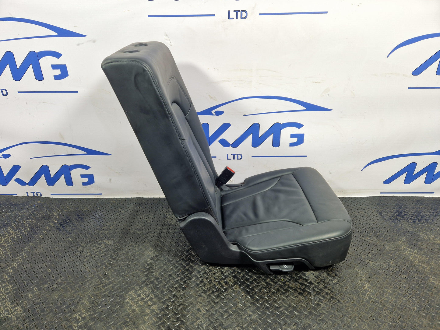 AUDI Q5 8R BLACK LEATHER DRIVERS RIGHT REAR LEATHER SEAT