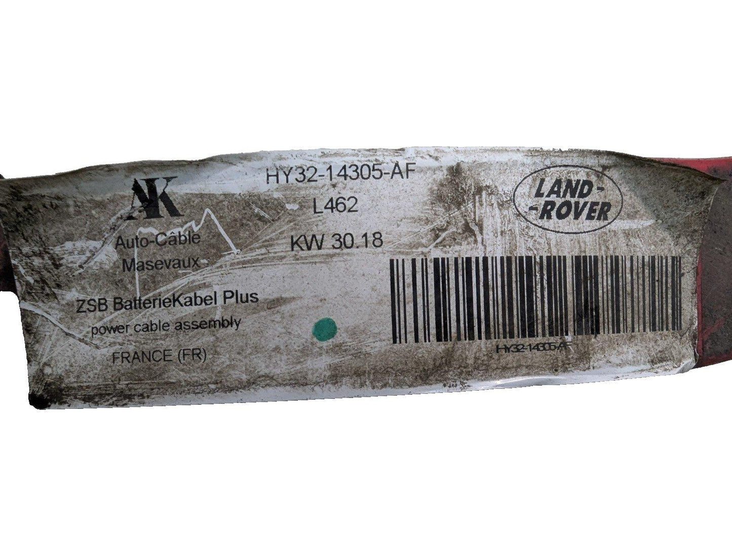 17-ON LAND ROVER DISCOVERY OEM BATTERY POSITIVE CABLE WIRING HARNESS HY3214305AF