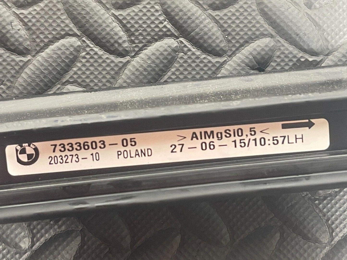 14-21 BMW 2 SERIES GRAN TOURER F46 GENUINE LEFT SIDE ROOF RACK RAIL BAR 7333603