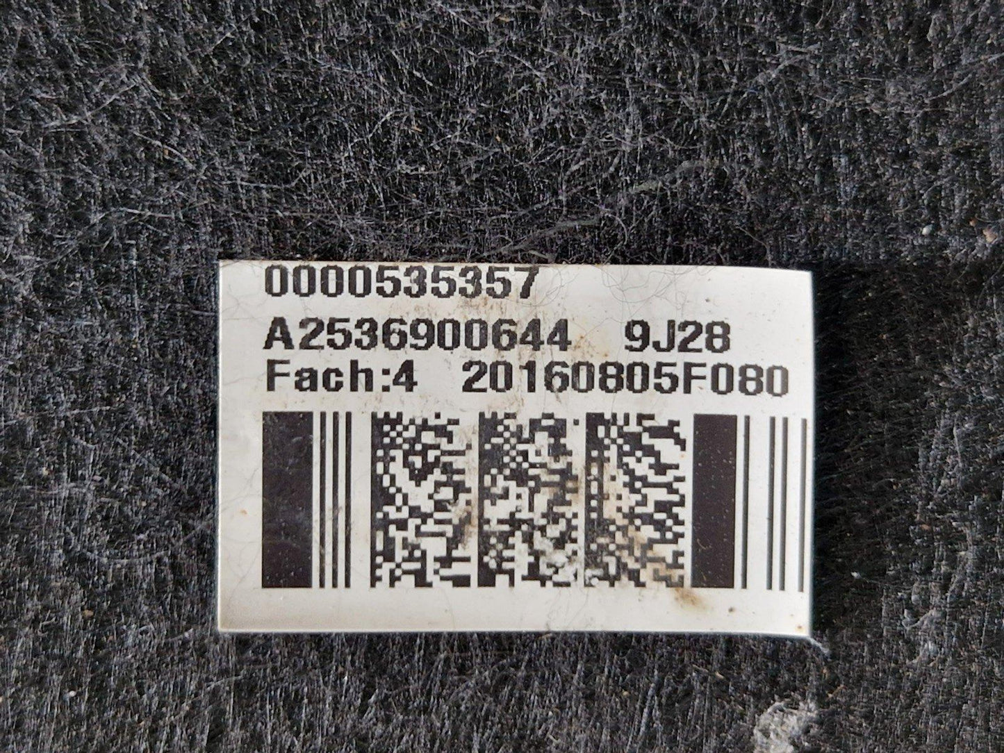 16-22 MERCEDES BENZ X253 GENUINE REAR RIGHT BOOT PANEL A2536900644 A2059051403
