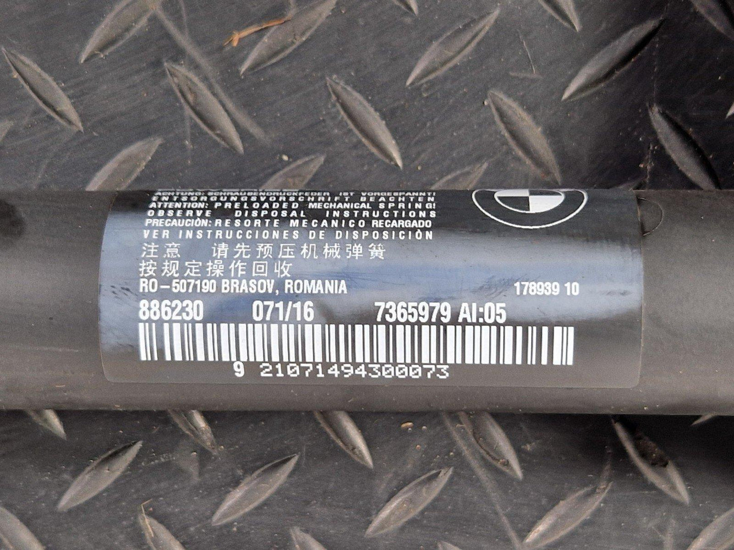 14-21 BMW 2 SERIES G TOURER F45 F46 GENUINE TAILGATE BOOT ELECTRIC STRUT 7365979