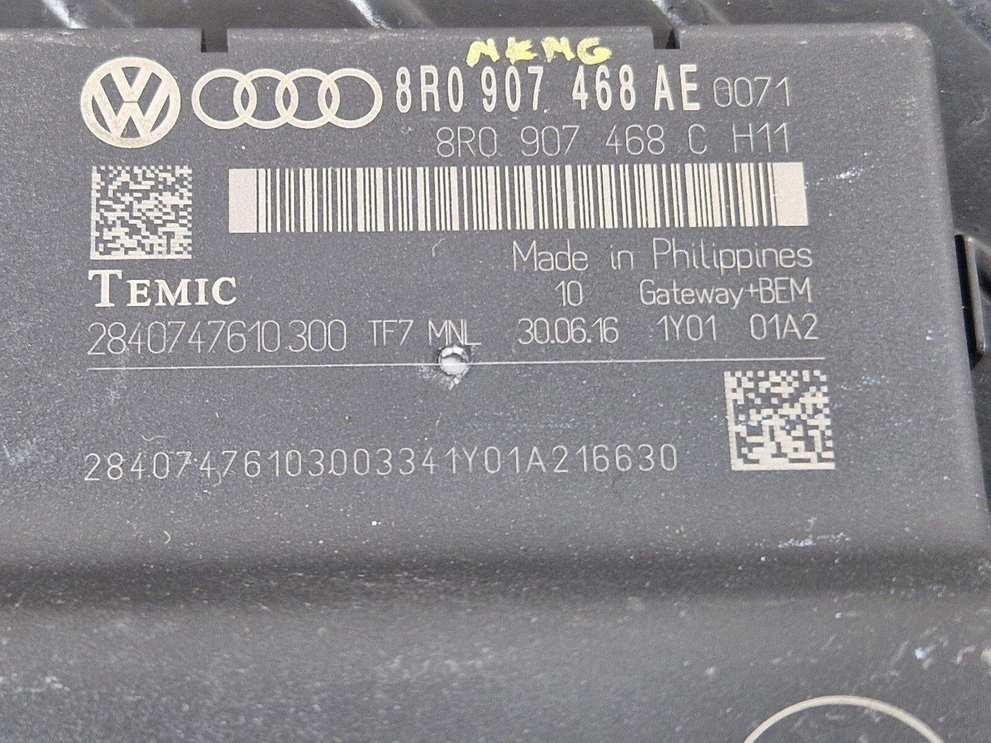 12-17 AUDI Q5 8R GENUINE OEM GATEWAY CONTROL MODULE 8R0907468AE