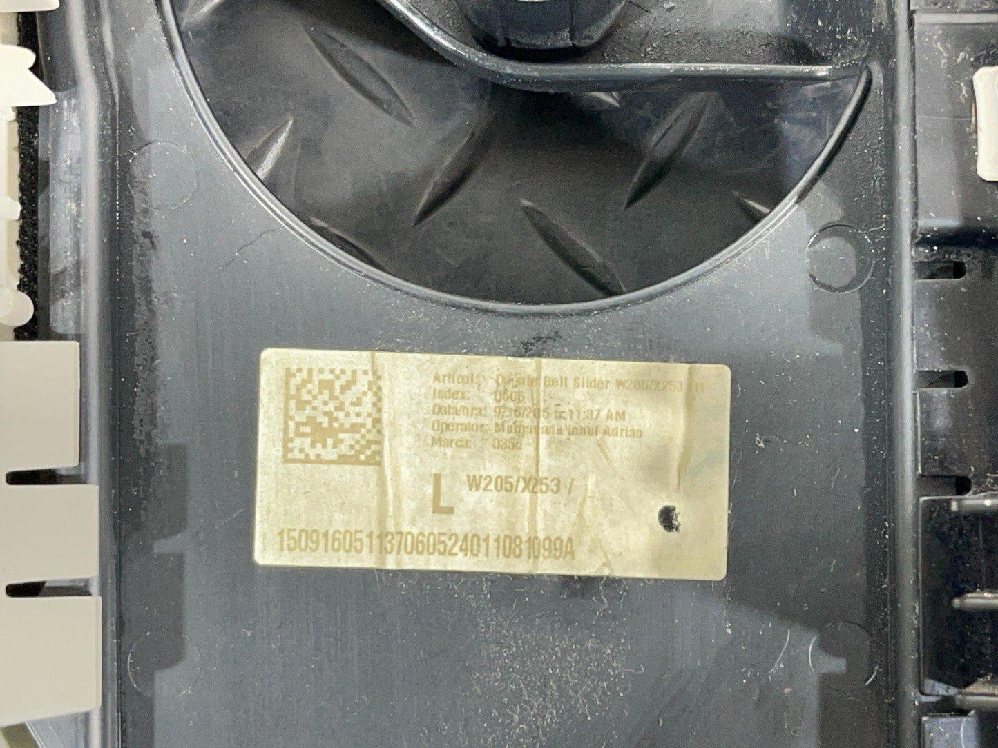 14-21 MERCEDES BENZ C CLASS W205 PASSENGER SIDE B PILLAR COVER A2056900930