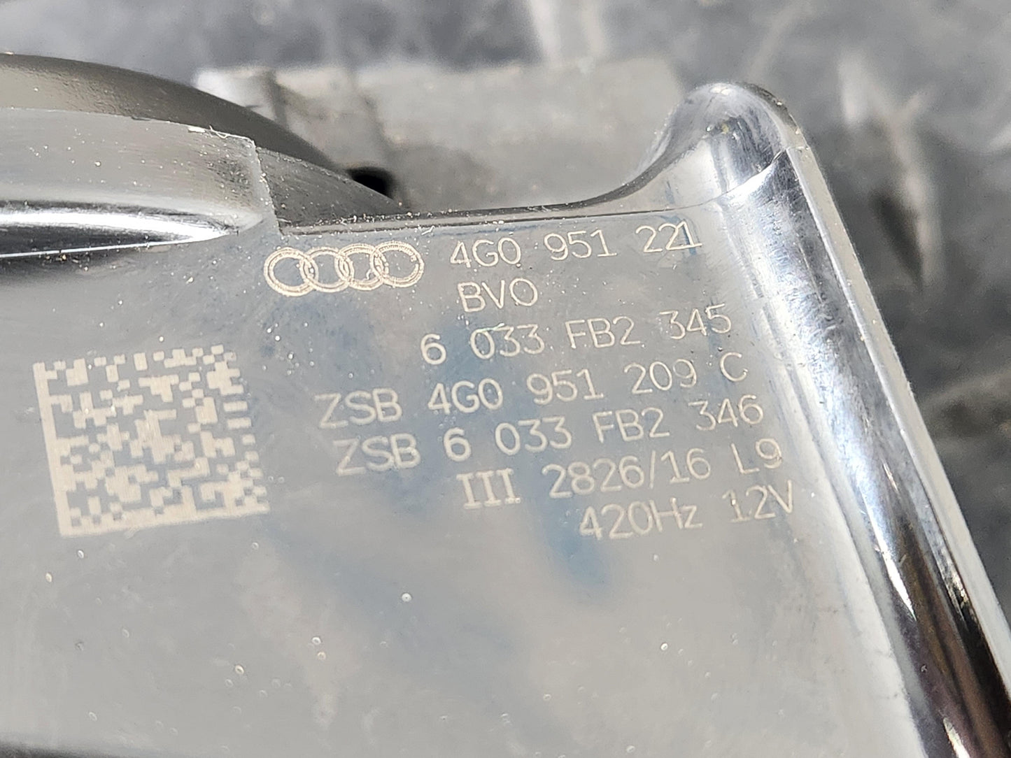 Audi A6 Allroad C7 Genuine Low Tone Horn 4G0951221