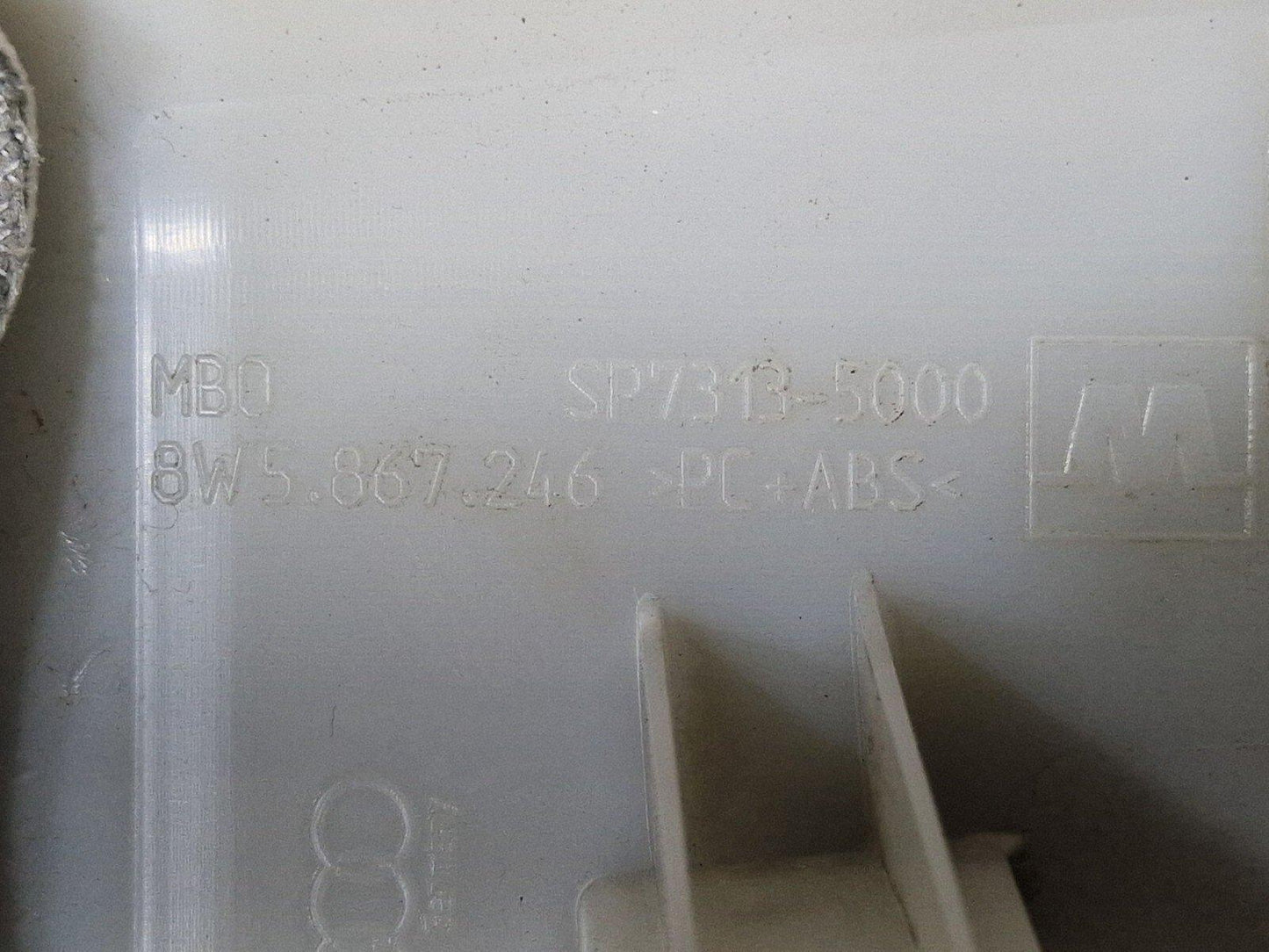 16-19 AUDI A4 B9 SALOON GENUINE REAR RIGHT O/S C-PILLAR TRIM COVER 8W5867246