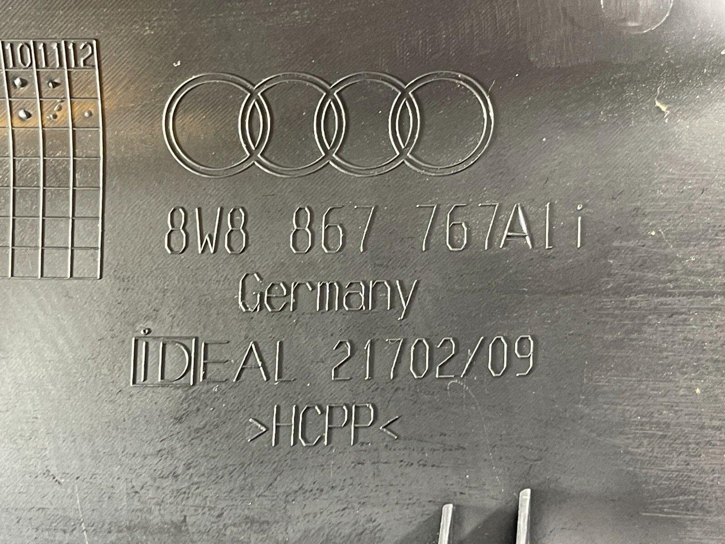 16-23 AUDI A5 F5 S-LINE REAR LEFT INTERIOR INNER SILL COVER TRIM 8W8867768A