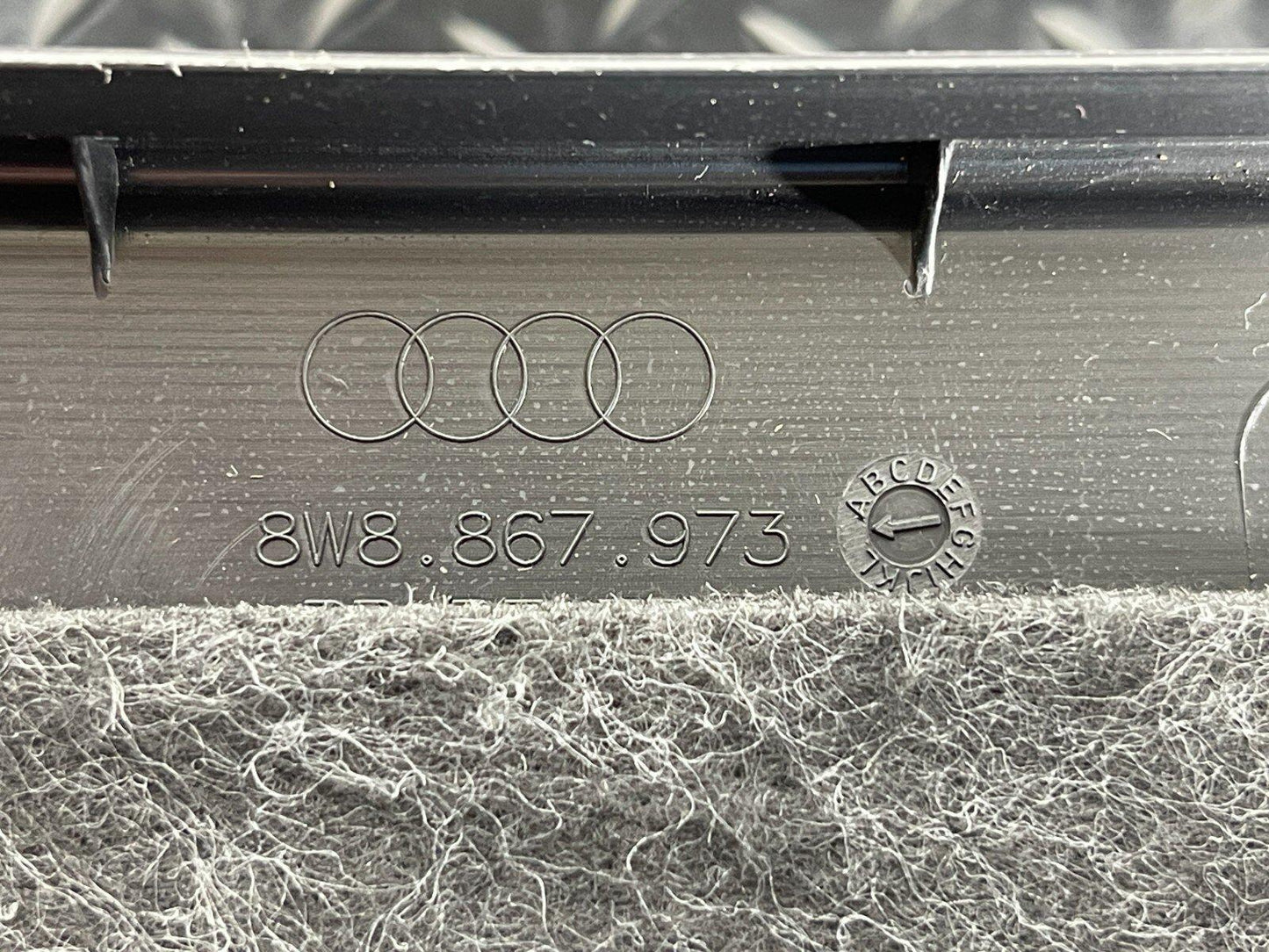 16-23 AUDI A5 F5 SPORTBACK S-LINE SPORTBACK BOOT LID INNER TRIM PANEL 8W8867973