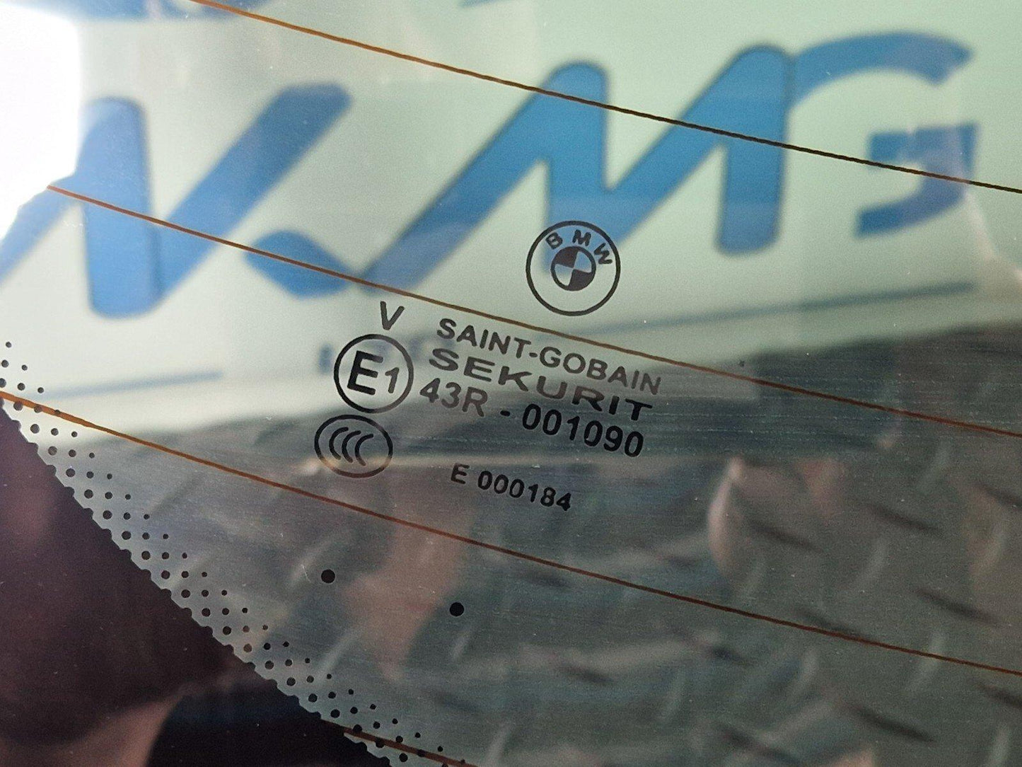 11-18 BMW 6 SERIES F06 GENUINE REAR CENTRE WINDOW GLASS WINDSCREEN 43R-001090