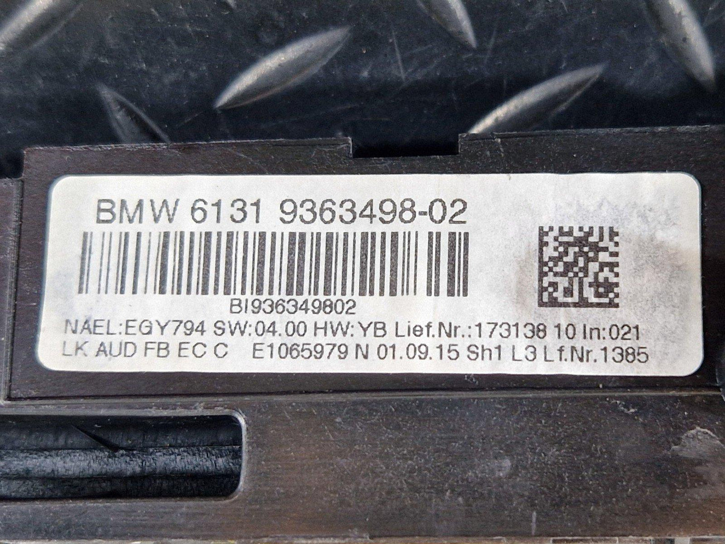 14-16 BMW 2 SERIES F22 GENUINE OPERATION UNIT CONTROL SWITCH 936349802