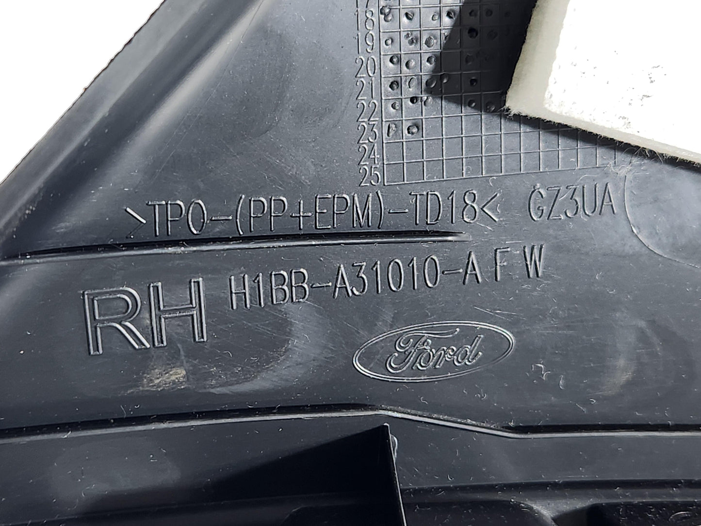 Ford Fiesta MK6 Hatchback Rear Right Side C-Pillar Trim Genuine H1BB-A31010-A