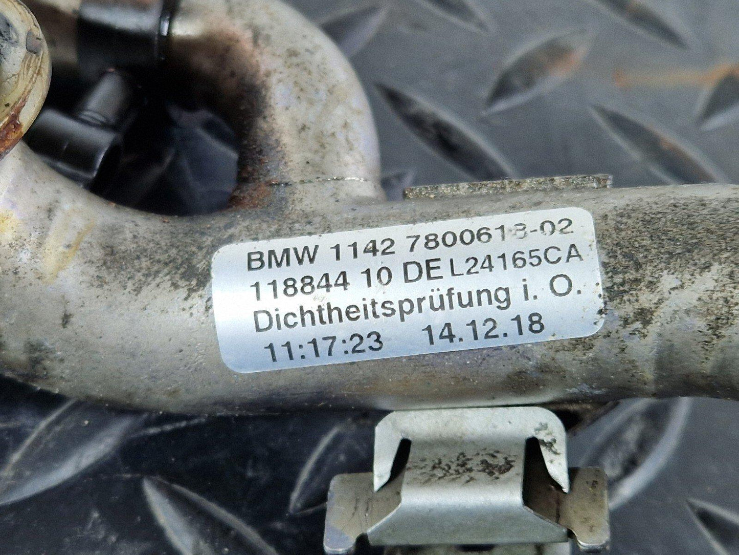 12-18 BMW 3 SERIES F30 LCI GENUINE OIL RETURN PIPE 7800618