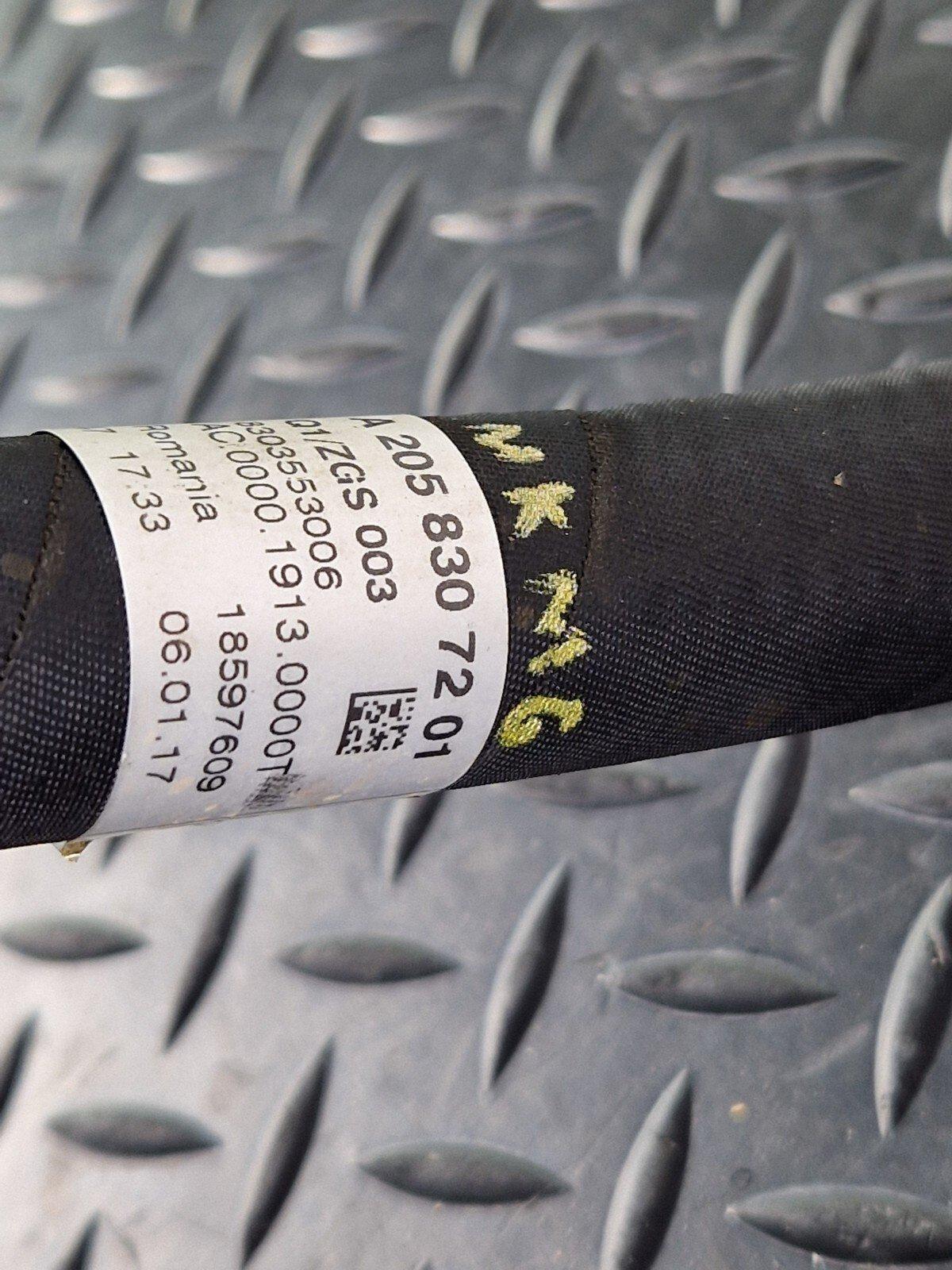 14-21 MERCEDES BENZ C200d W205 DIESEL A/C AIR CONDITIONING PIPE A2058307201