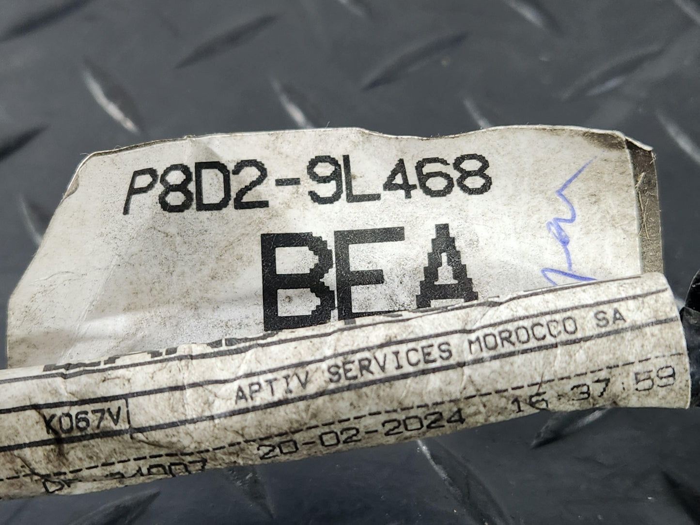 Land Rover Range Rover Evoque L551 SUV Chassis Wiring Loom P8D2-9L468-BEA