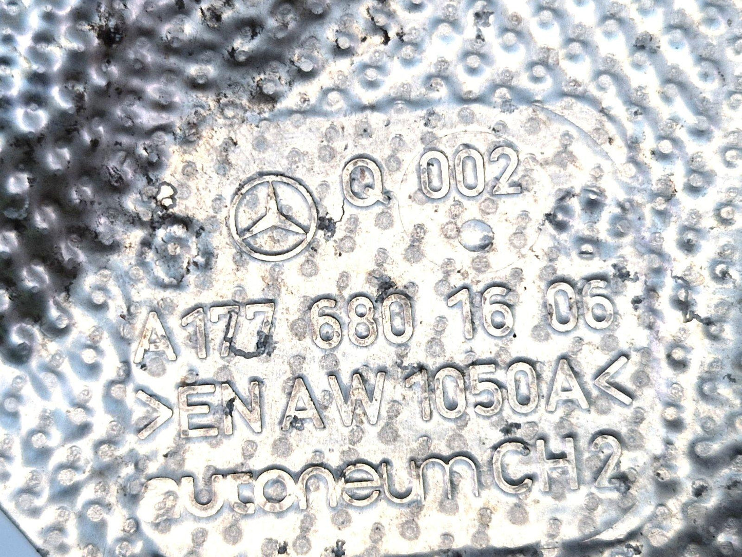 2021 MERCEDES A CLASS W177 EXHAUST HEAT SHIELD 2.0 TURBO PETROL A1776801606