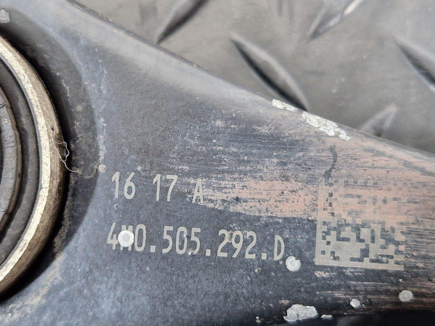 16-19 AUDI A4 B9 GENUINE OEM REAR RIGHT O/S LOWER CONTROL ARM 4M0505292D