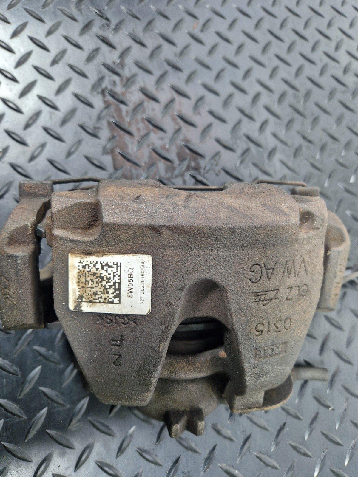 16-19 AUDI A4 B9 GENUINE PASSENGER SIDE FRONT BRAKE CALIPER 8W05BQ