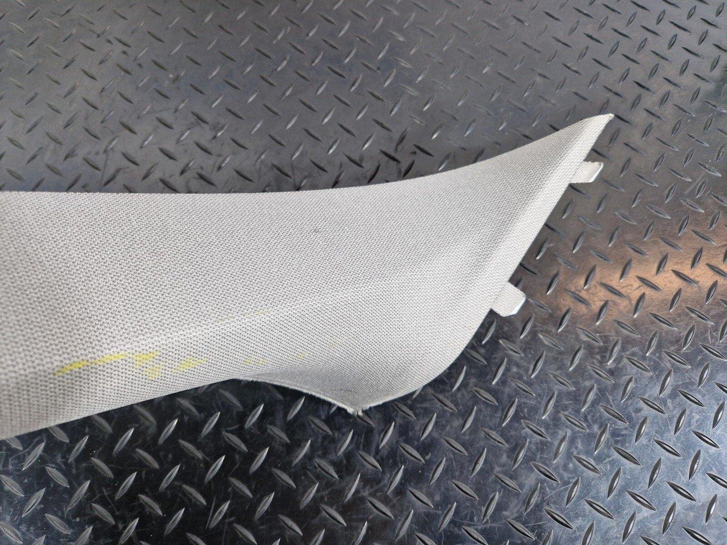 16-22 BMW X1 F48 LEFT SIDE N/S FRONT INTERIOR A PILLAR WHITE TRIM 7402607 MARKED