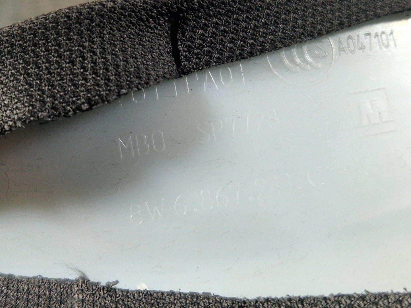 17-24 AUDI S5 F5 COUPE GENUINE N/S/F LEFT RIGHT UPPER A-PILLAR TRIM 8W6867233C