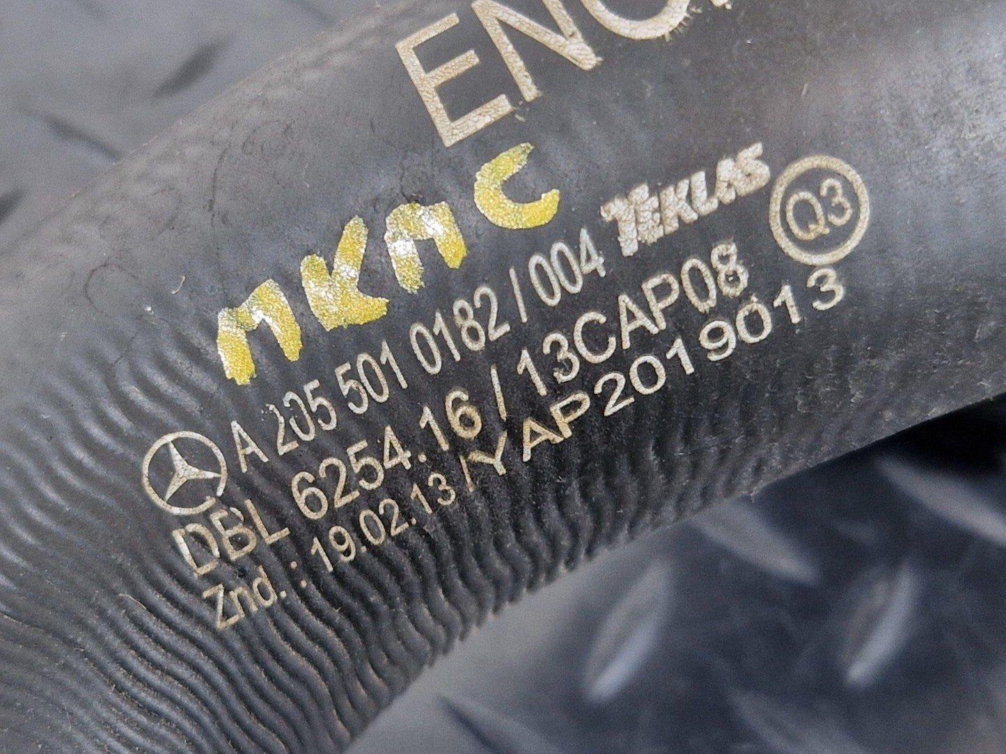 14-21 MERCEDES BENZ W205 RADIATOR COOLANT HOSE PIPE A2055010182