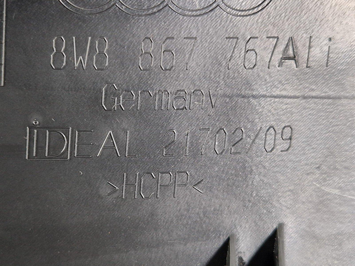 16-23 AUDI A5 F5 S-LINE REAR LEFT DOOR STEP SILL TRIM 8W8867767A