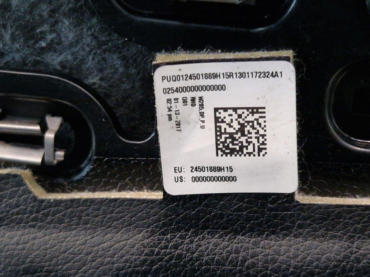 14-21 MERCEDES BENZ C220d W205 OEM FRONT RIGHT DOOR CARD TRIM PANEL A2228200202