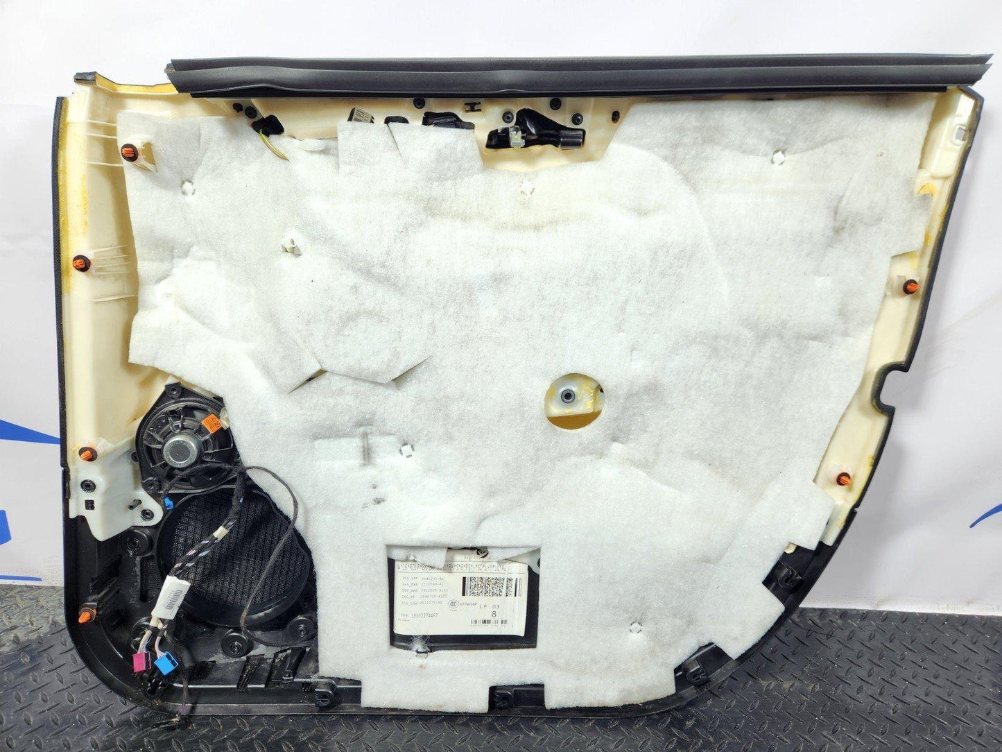 11-19 MERCEDES BENZ ML W166 OEM COMPLETE FRONT LEFT N/S BLACK LEATHER DOOR CARD