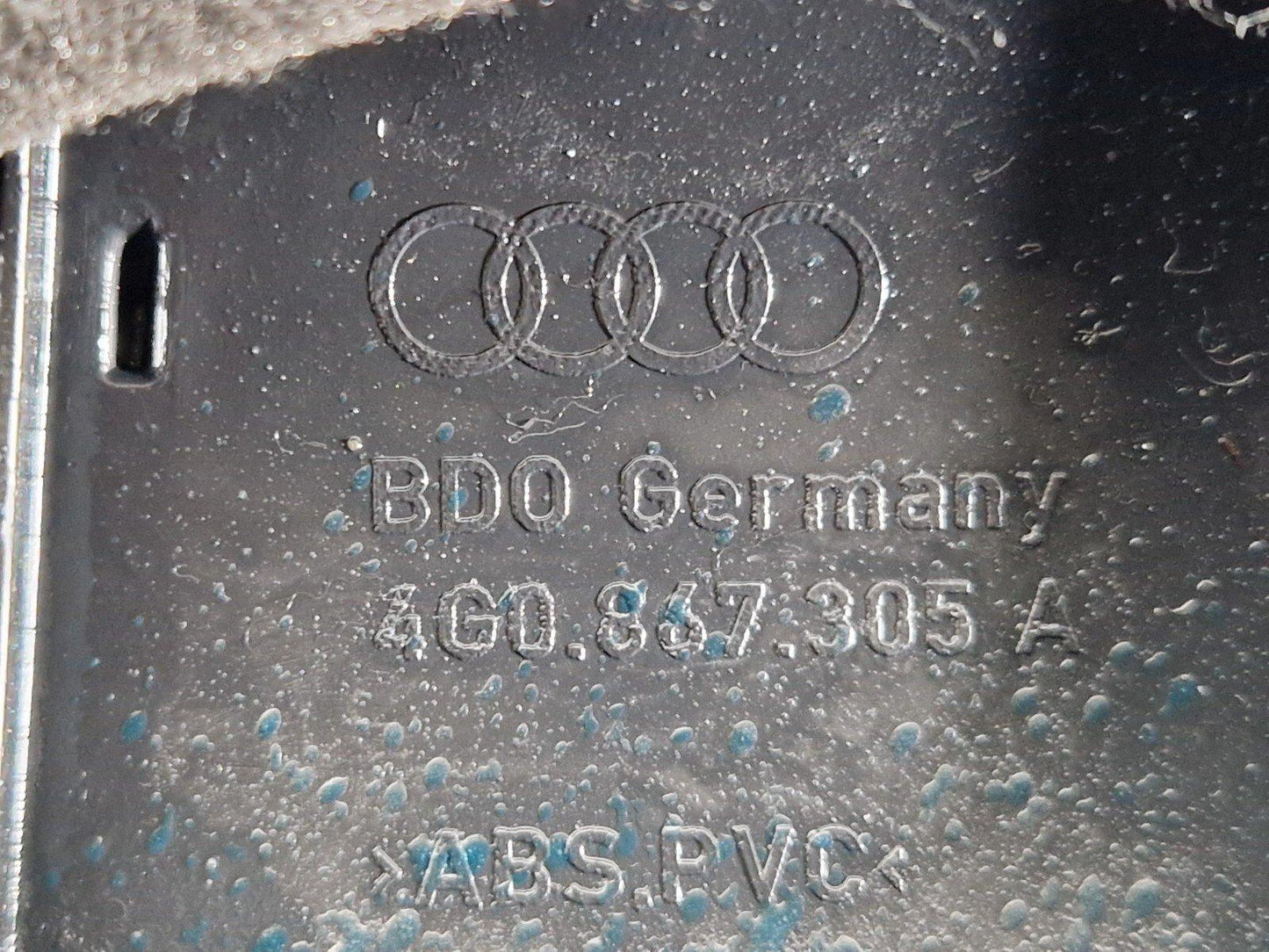 12-18 AUDI A6 C7 GENUINE PASSENGER REAR LEFT DOOR CARD 4G0867221 4G0867305