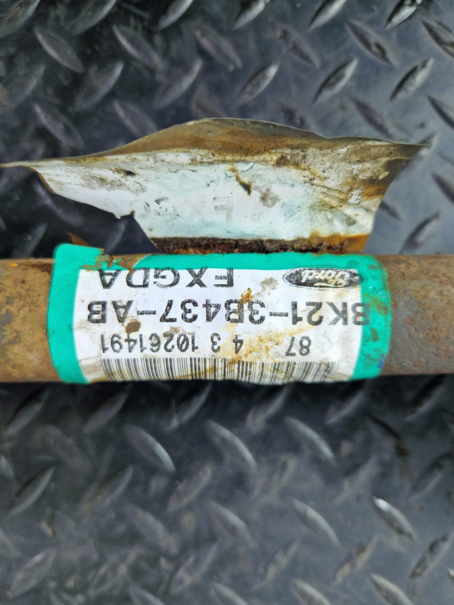 Ford Transit Custom V362 Front Left N/S Driveshaft BK213B437AB