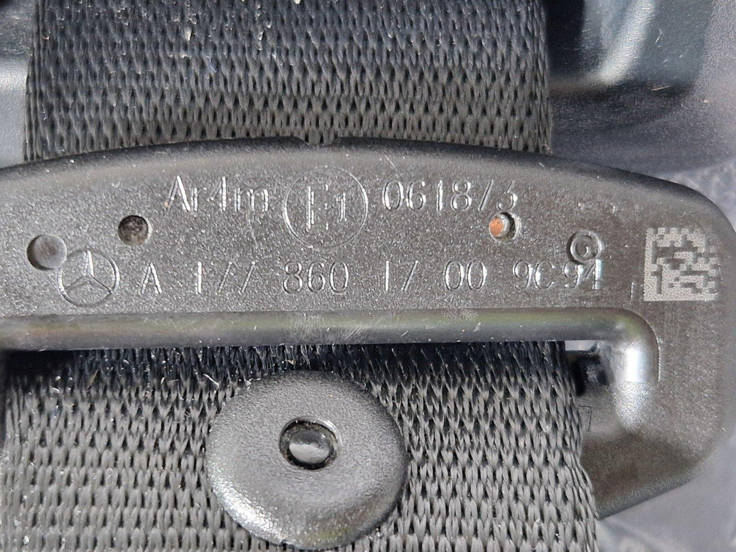 18-ON MERCEDES BENZ A CLASS W177 REAR LEFT PASSENGER SIDE SEAT HALF LEATHER
