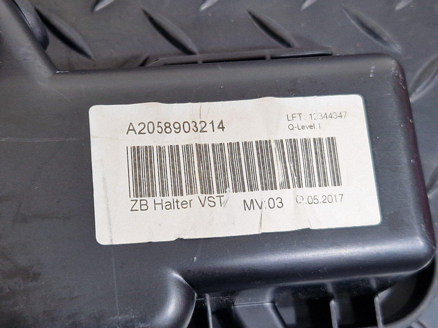 14-21 MERCEDES BENZ C300h W205 OEM CAR TOOL BOX COVER TRIM A2058903214