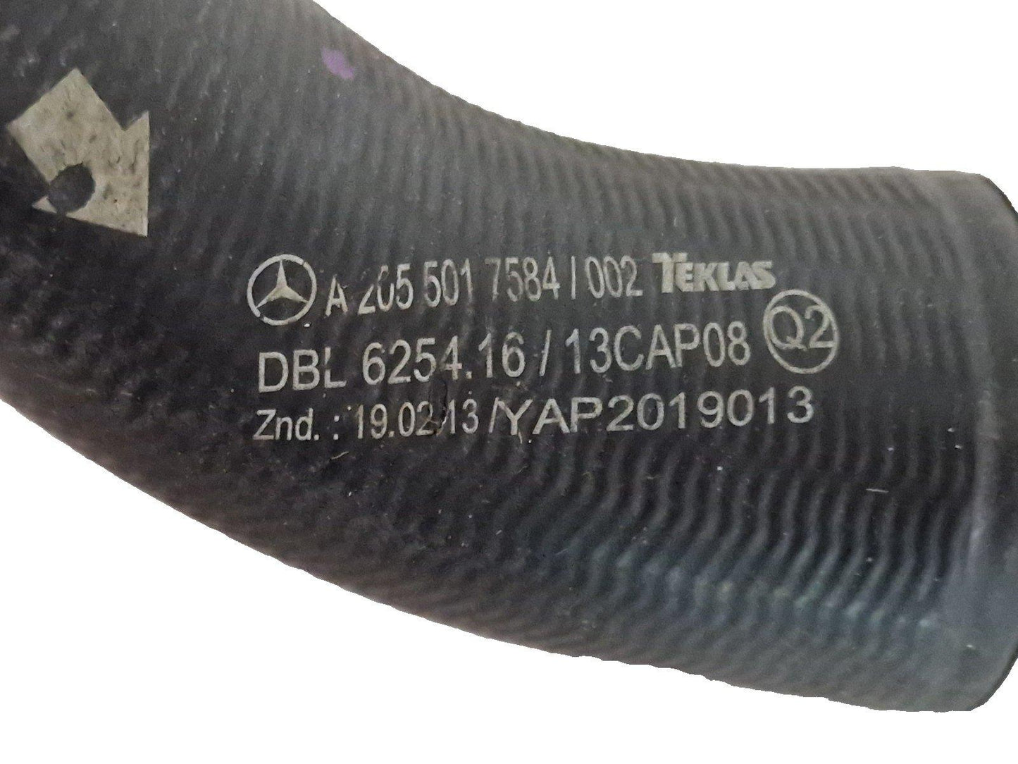 2015 MERCEDES C CLASS W205 LEFT SIDE RADIATOR COOLANT HOSE PIPE A2055017584