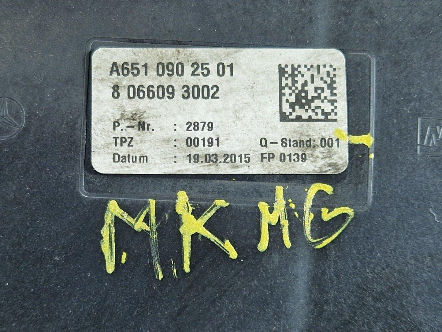 14-21 MERCEDES C CLASS W205 OM651.921 2.1CDI GENUINE AIR FILTER BOX A6510902501
