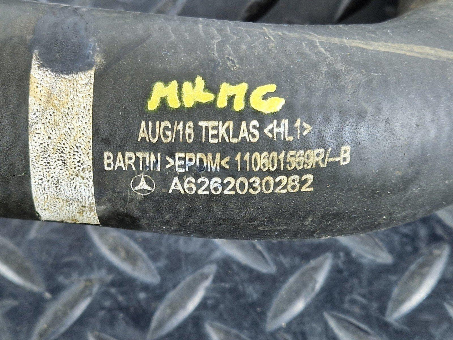 14-21 MERCEDES BENZ C200d W205 RADIATOR WATER COOLANT PIPE HOSE LINE A6262030282