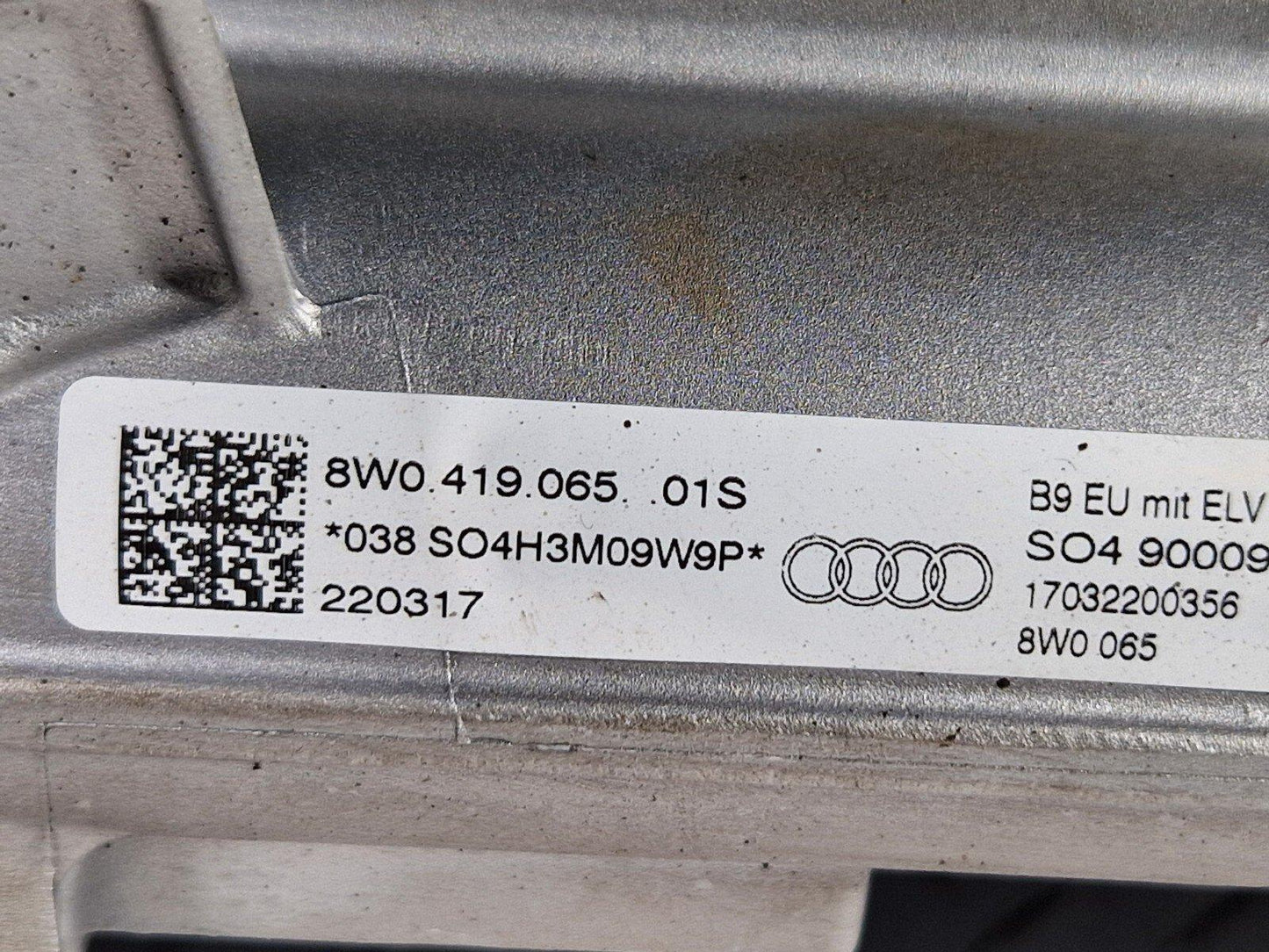 16-23 AUDI S5 COUPE GENUINE STEERING COLUMN ASSEMBLY & CONTROL UNIT 8W0419065