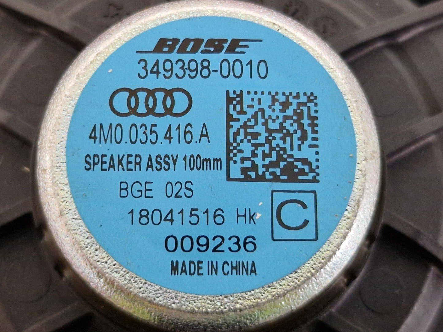 16-20 AUDI Q7 4M GENUINE OEM FRONT DASHBOARD SOUND SPEAKER 4M0035416 4M0035416A