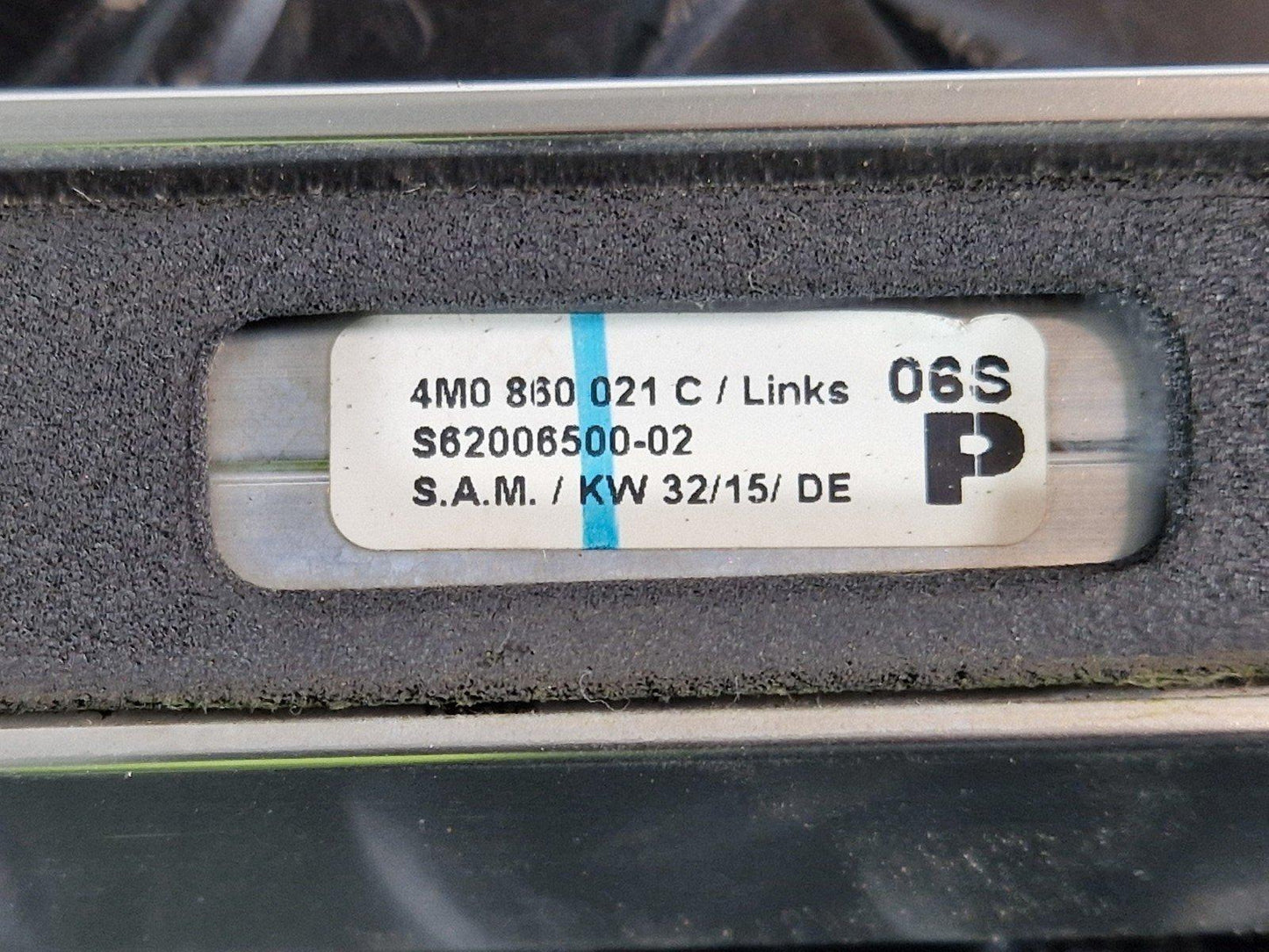 16-20 AUDI Q7 4M GENUINE PASSENGER LEFT N/S ROOF RAIL 4M0860021C