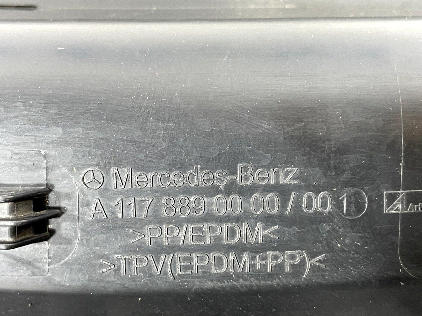 13-19 MERCEDES BENZ CLA C117 NSF WING FENDER INSULATION COVER A1178890000