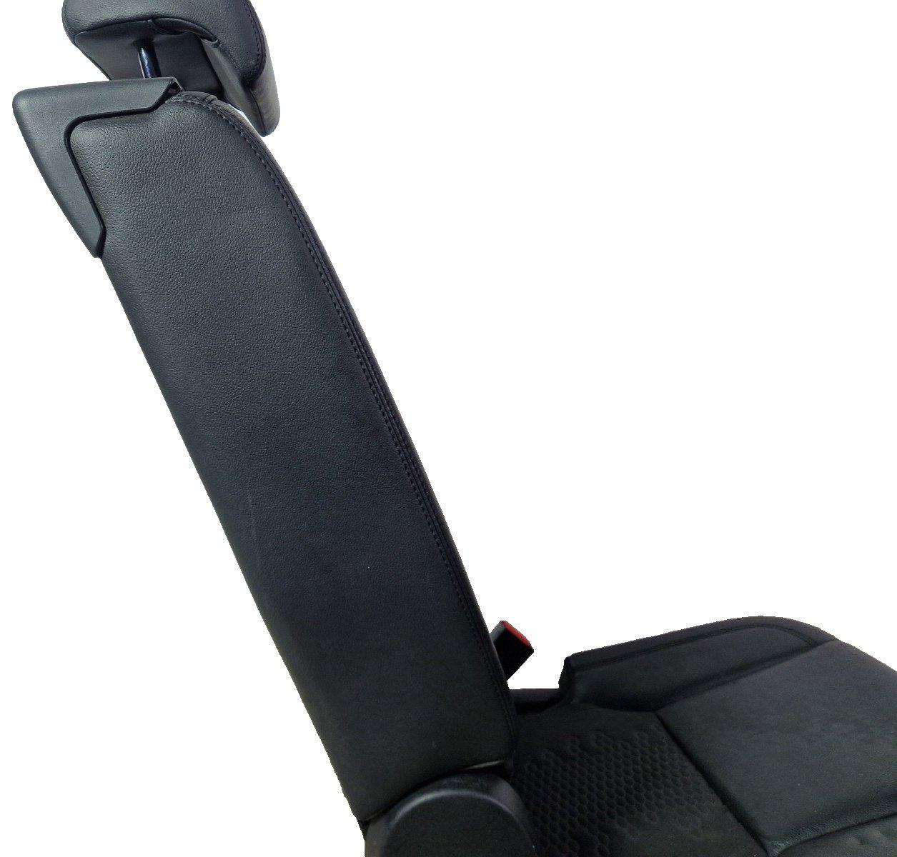 14-19 LAND ROVER L550 DISCOVERY 2ND ROW RIGHT O/S SIDE BLACK LEATHER SEAT