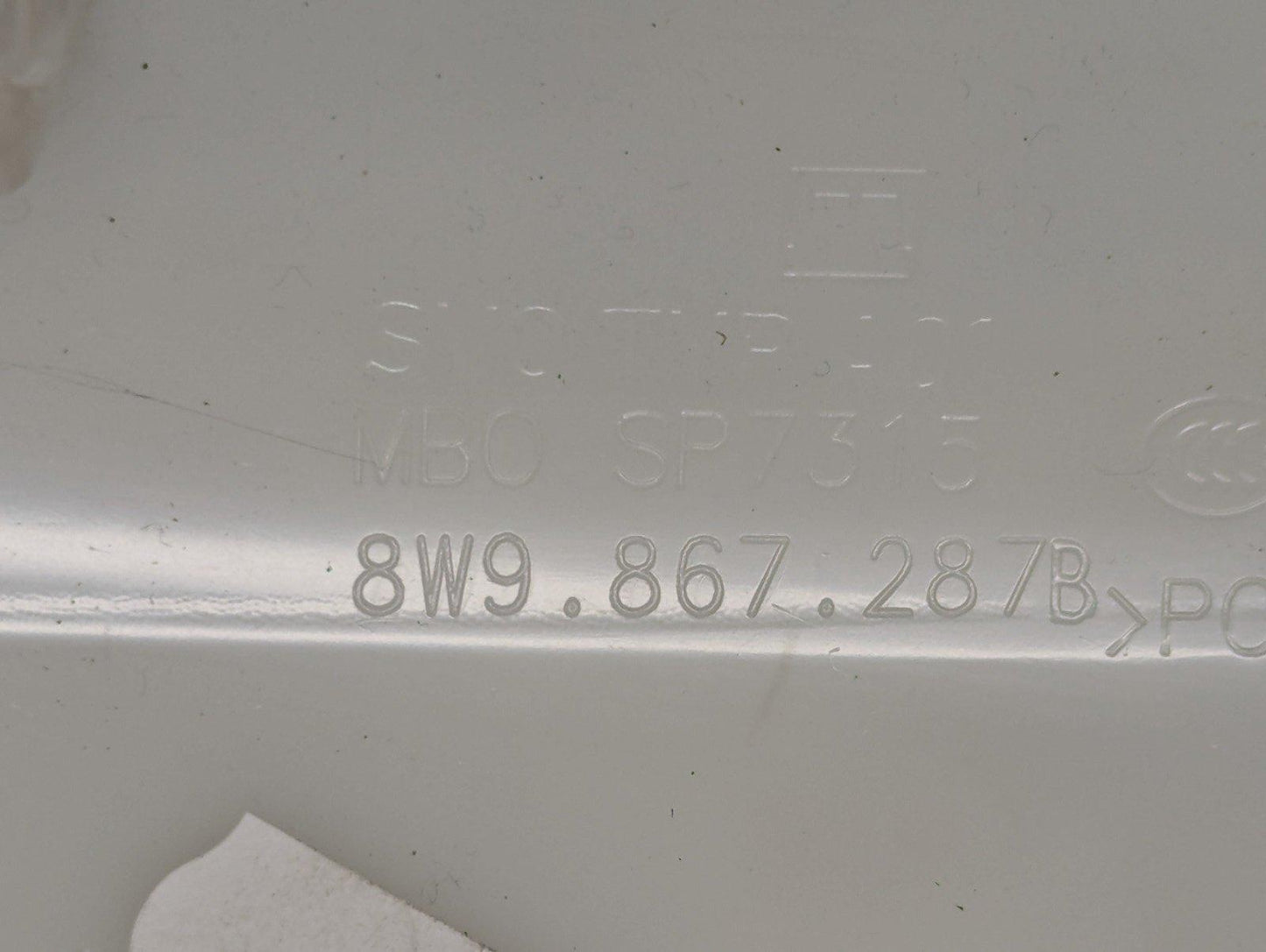 16-19 AUDI A4 B9 GENUINE REAR LEFT SIDE UPPER C-PILLAR TRIM COVER 8W9867287B