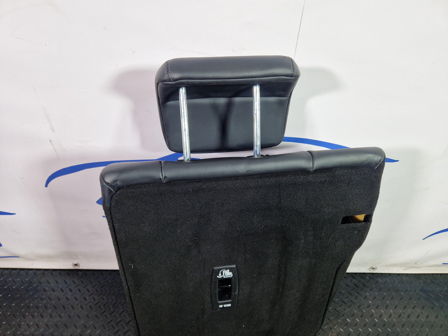 Rover Evoque L538 Genuine rear right o/s black leather backrest seat