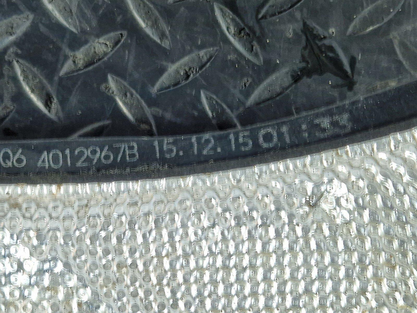 14-21 MERCEDES BENZ W205 GENUINE FRONT CENTER ENGINE PARTITION PANEL A2056202501