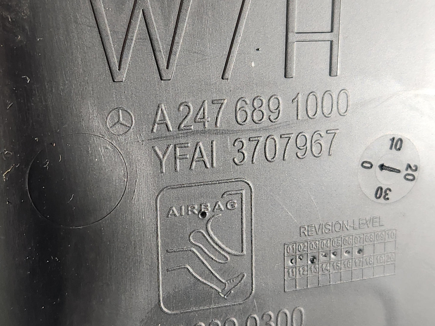 2019 Mercedes-Benz B200d B-Class W247 SUV Key a2476891000