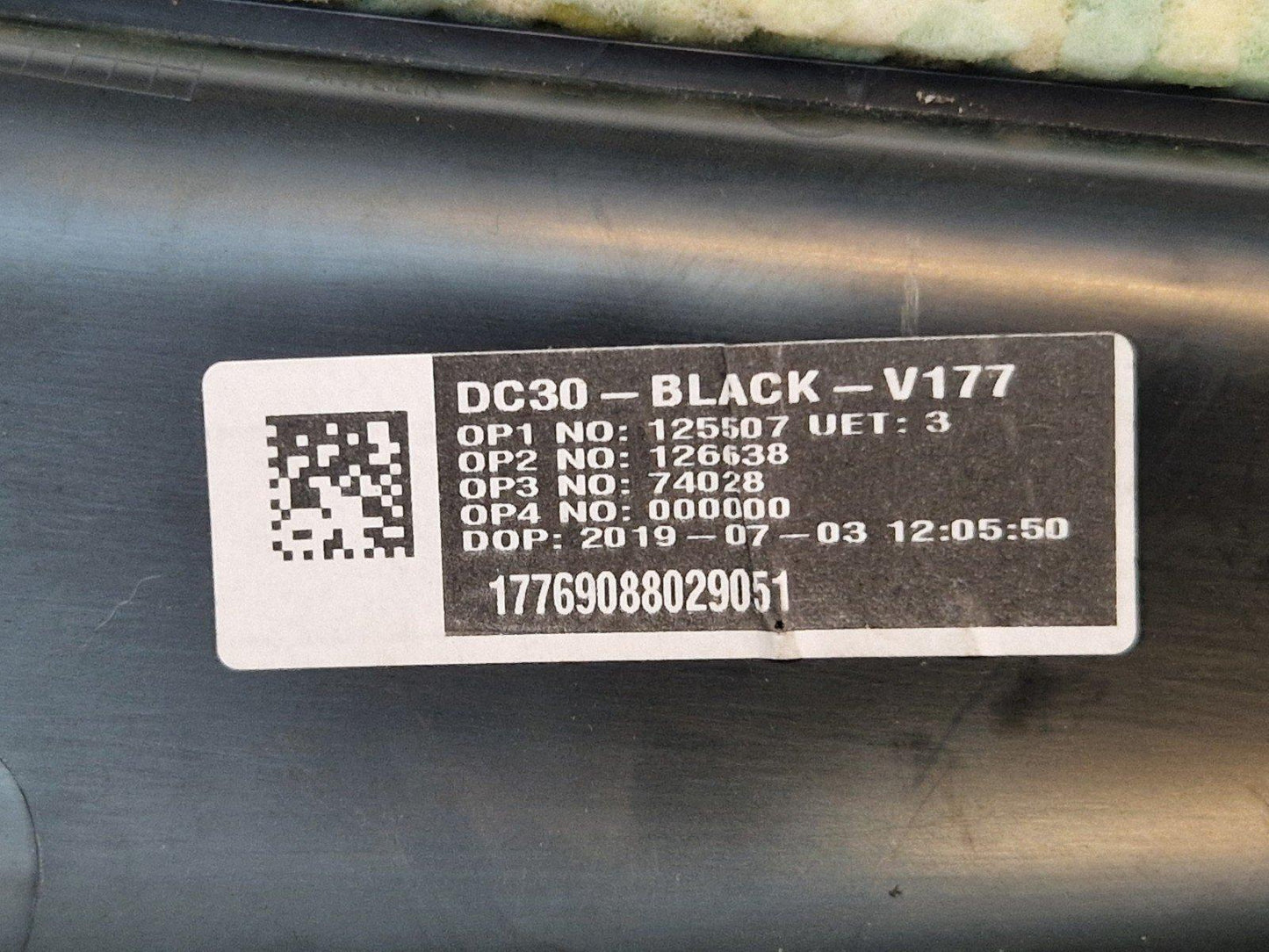 18-ON MERCEDES A CLASS W177 REAR LEFT PASSENGER SIDE C-PILLAR TRIM A1776908802