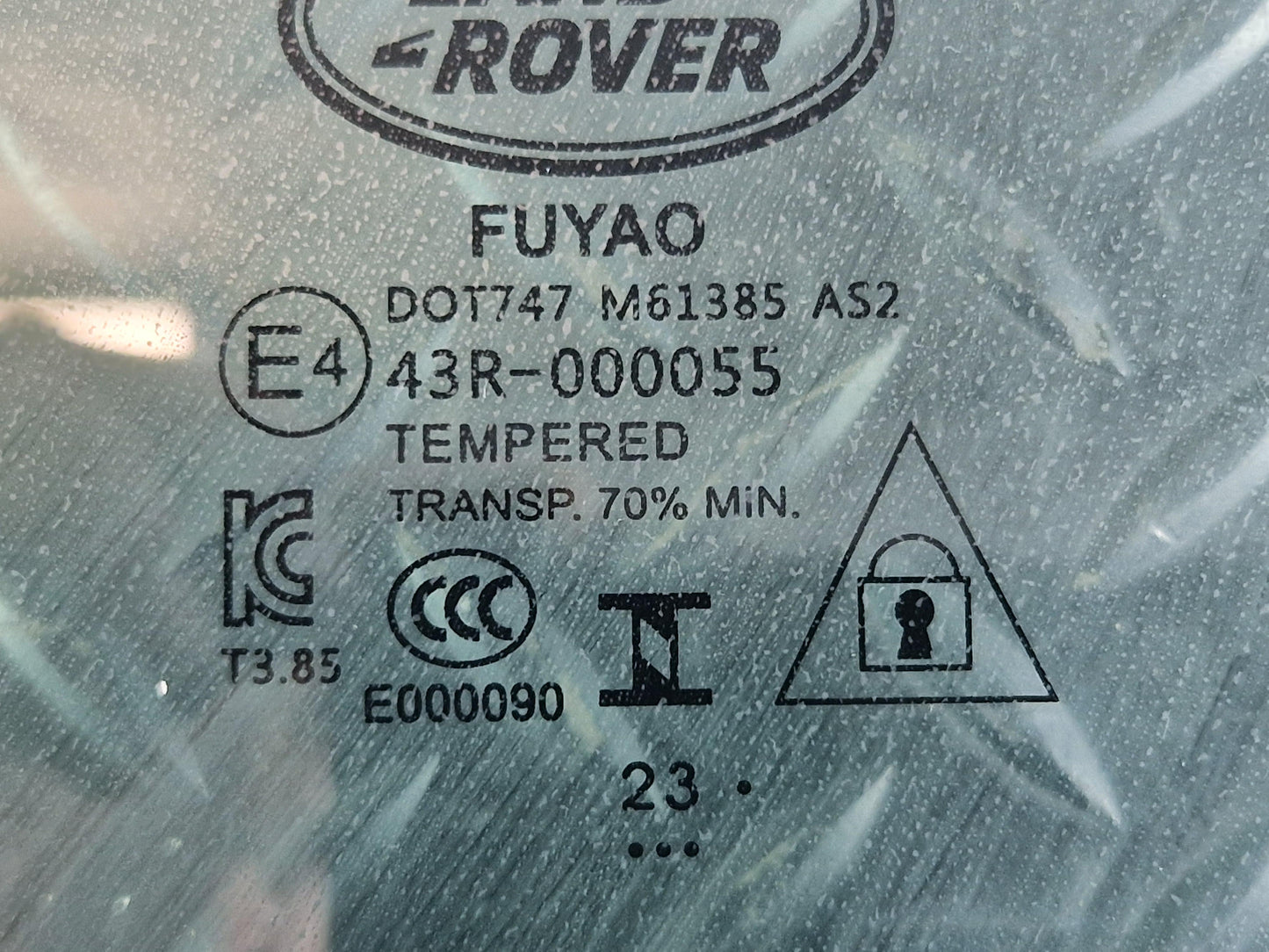 Land Rover Range Rover Evoque L551 Front Left Door Window Glass K8D221411AD