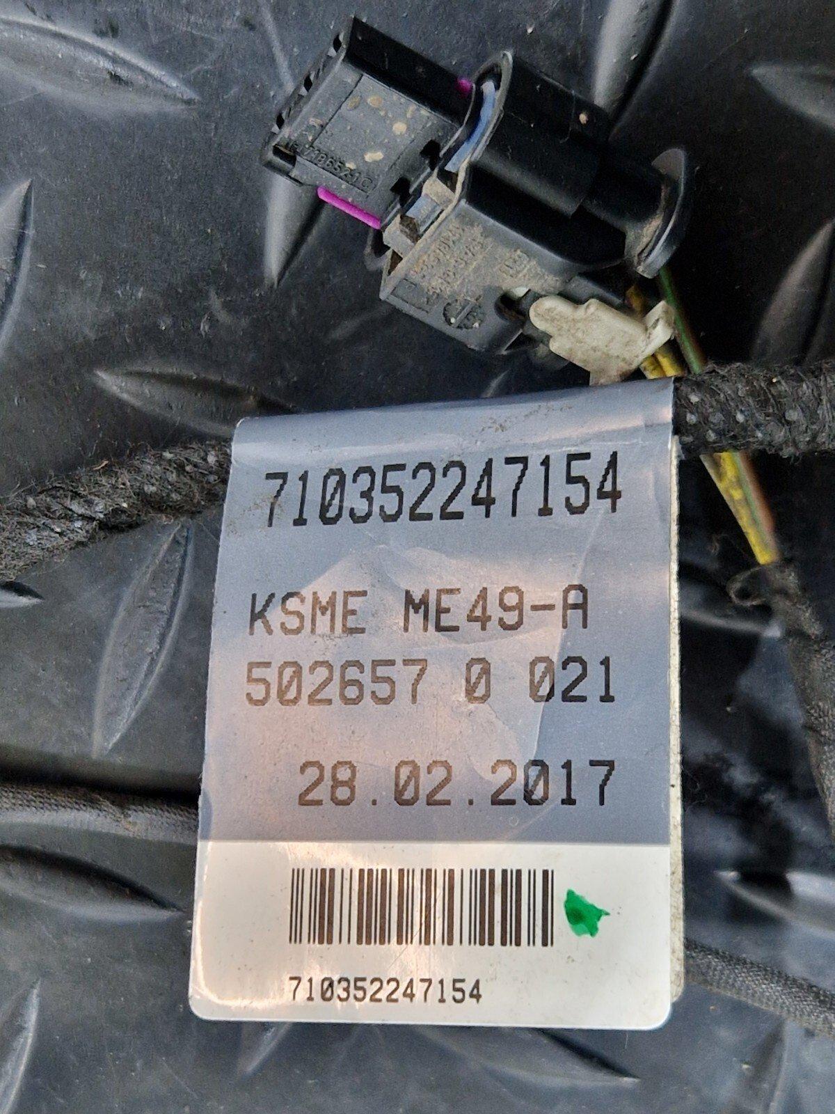 16-19 AUDI A4 B9 GENUINE REAR BUMPER PARKING SENSOR PDC WIRING LOOM 8W0971104A