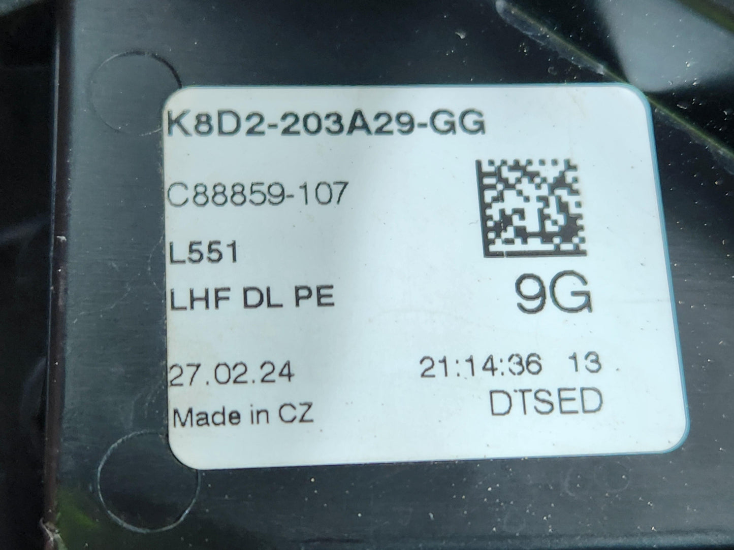 Land Rover Range Rover Evoque L551 Front Left Door Lock Mechanism K8D2203A29GG