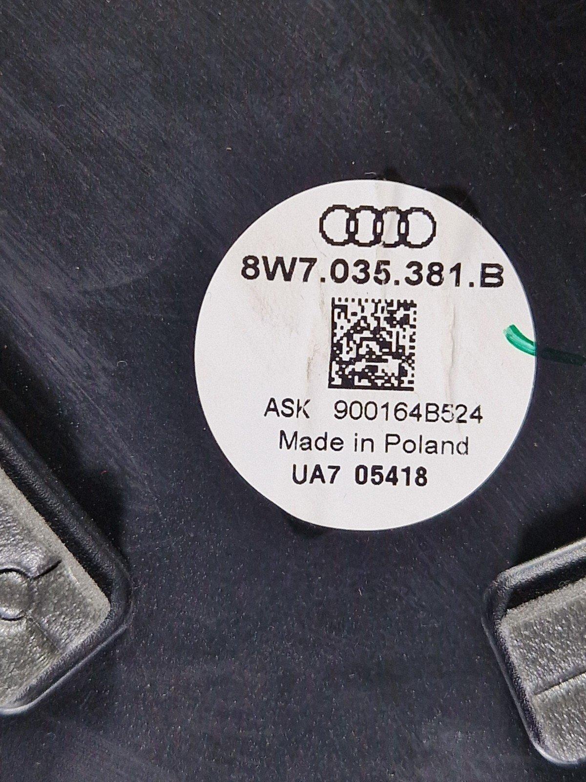 16-24 AUDI A5 F5 CABRIOLET BASS LOUDSPEAKER SUBWOOFER 8W7035381B