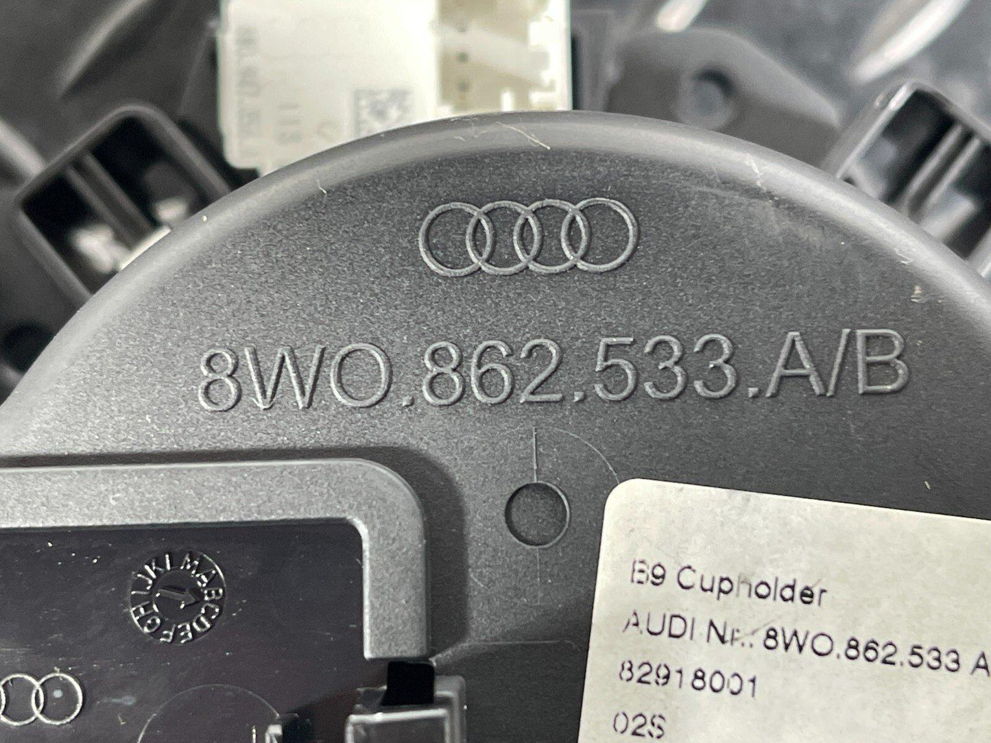 16-23 AUDI A5 F5 SPORTBACK S-LINE GENUINE TWIN DOUBLE CUP HOLDER 8W0862533A