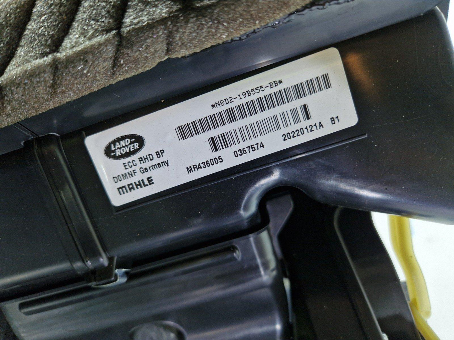 19-ON RANGE ROVER EVOQUE L551 GENUINE HYBRID HEATER BLOWER ASSEMBLY N8D219B555BB