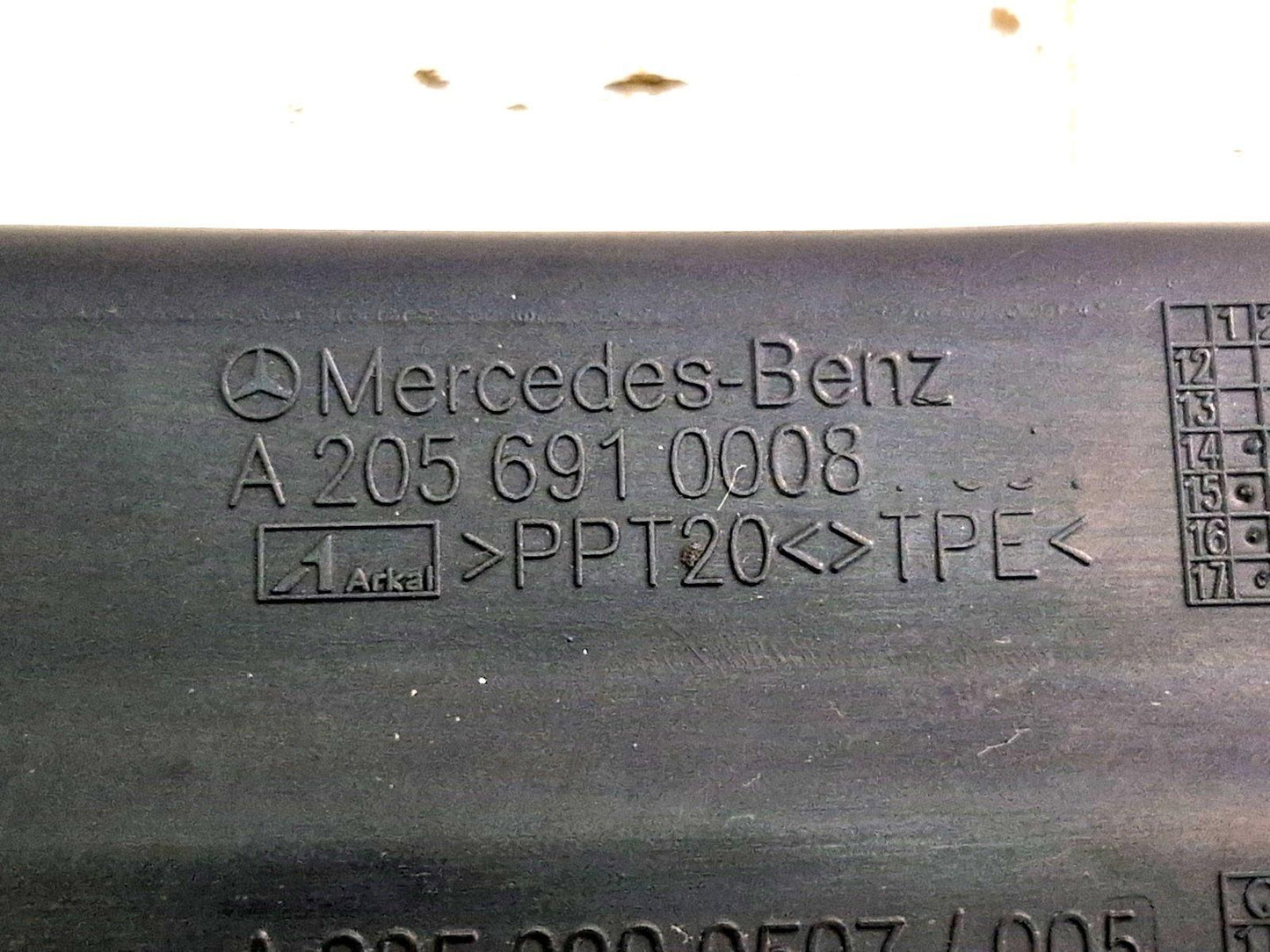 14-21 MERCEDES BENZ C220d W205 OEM REAR BOOT TRUNK TRIM A2056910008